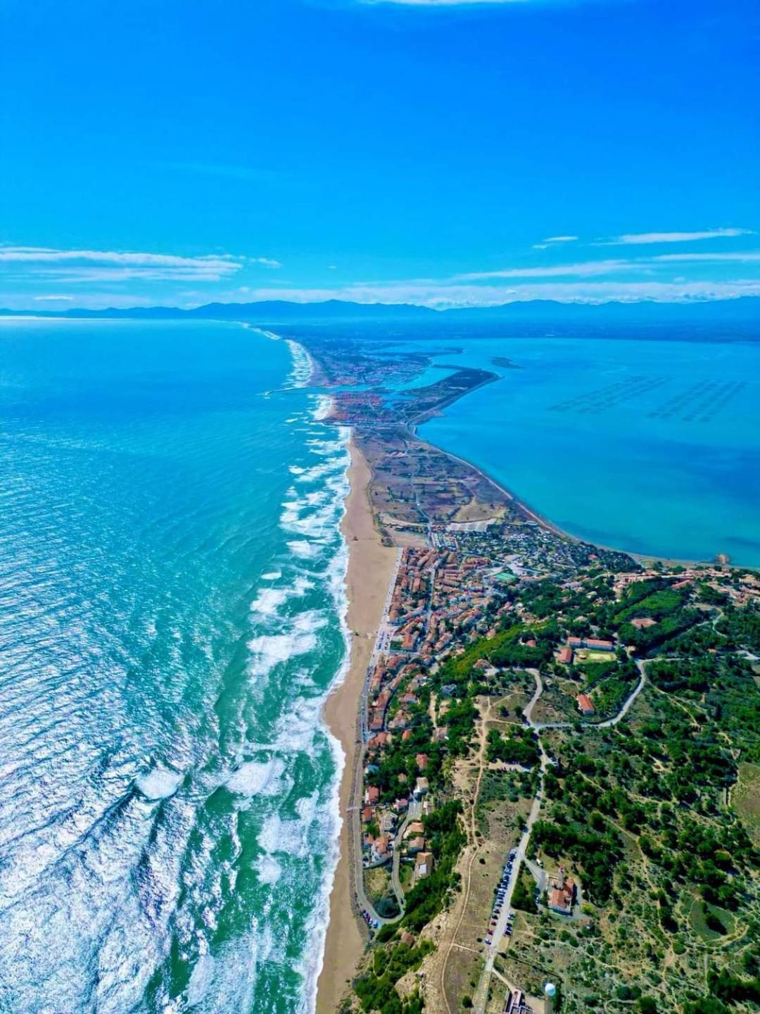 Marina Des Anges Entre Mer Et Etangs Avec Piscine Le Barcarès Exteriör bild